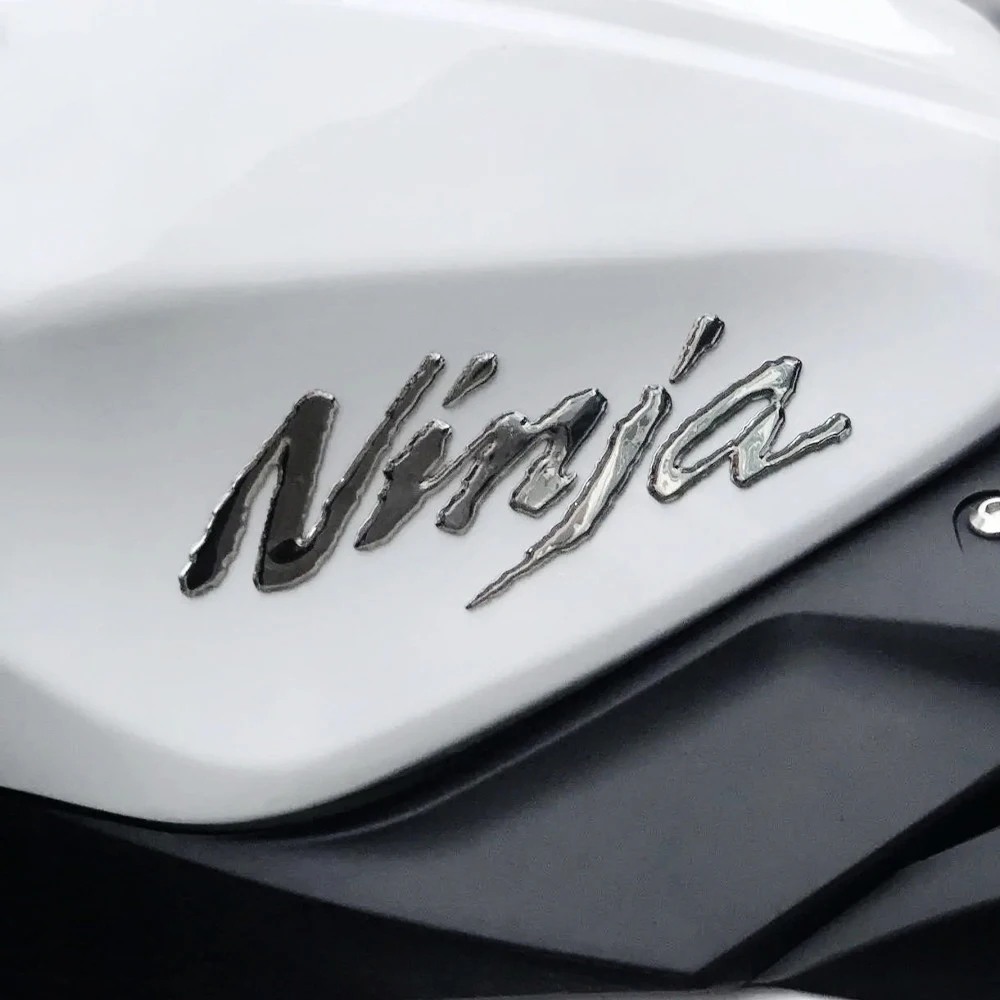 A motocicleta 1 Conjunto 3D Emblema Emblema do Decalque Tanque Ninja ZX-6R Adesivo Para a Kawasaki Ninja ZX6R ZX 6R ZX-6R Imagem 5
