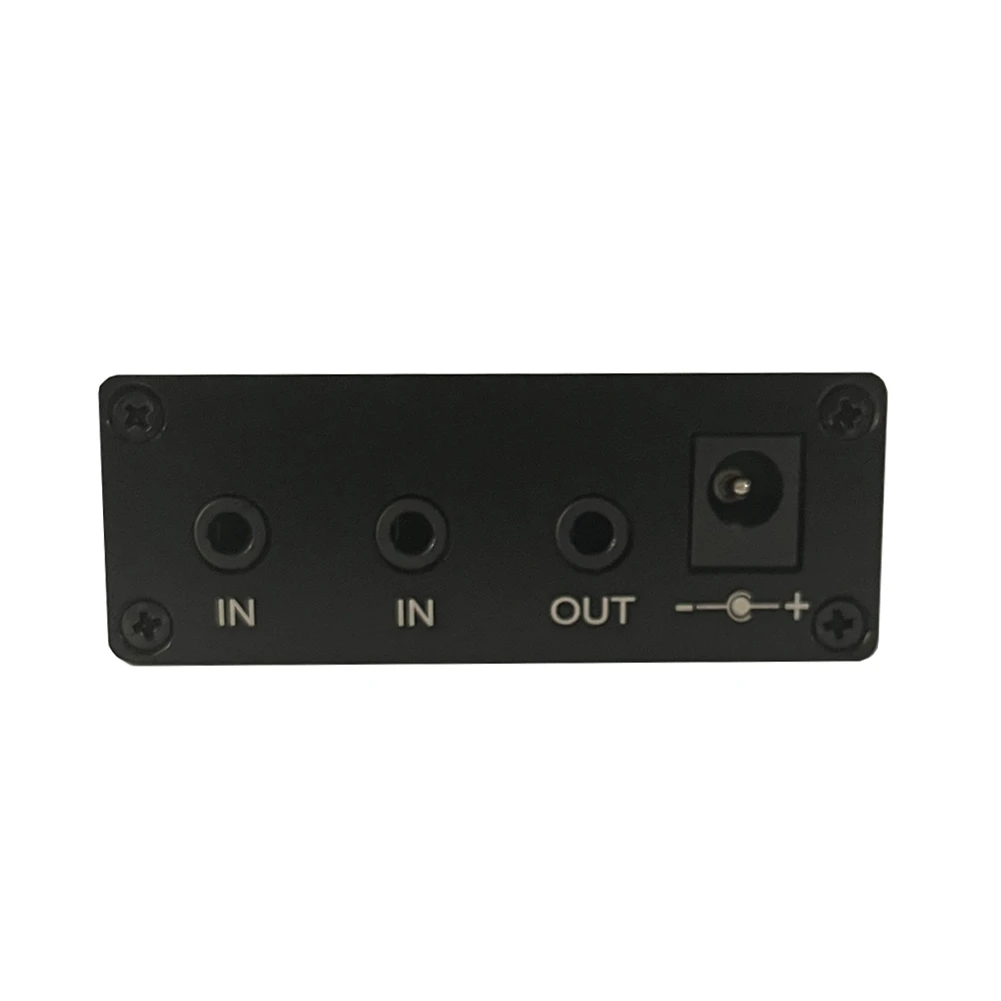 AU-202 Stereo Mixer de Áudio Distribuidor para Fone de ouvido Externo-AMPLIFICADOR de Potência Independente e Controle de 2 Entrada 2 Saída Plug UE Imagem 5