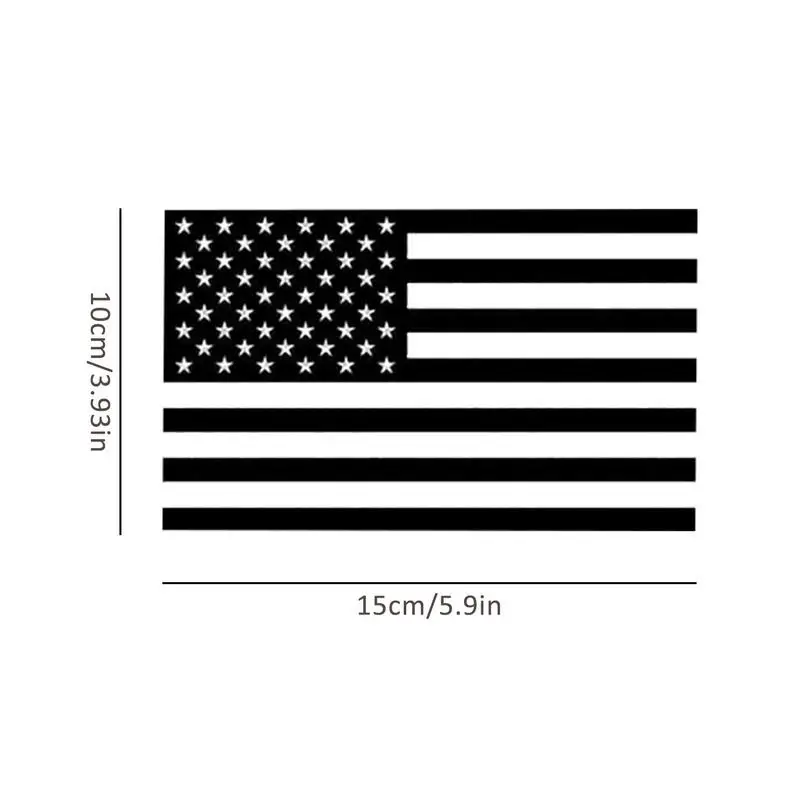 Bandeira americana Decalques Para Caminhões Bandeira dos EUA Adesivos Impermeáveis Decalque Para Carro, Caminhão, Van Janela de pára-choques de Parede para computador Portátil Capacetes Imagem 5