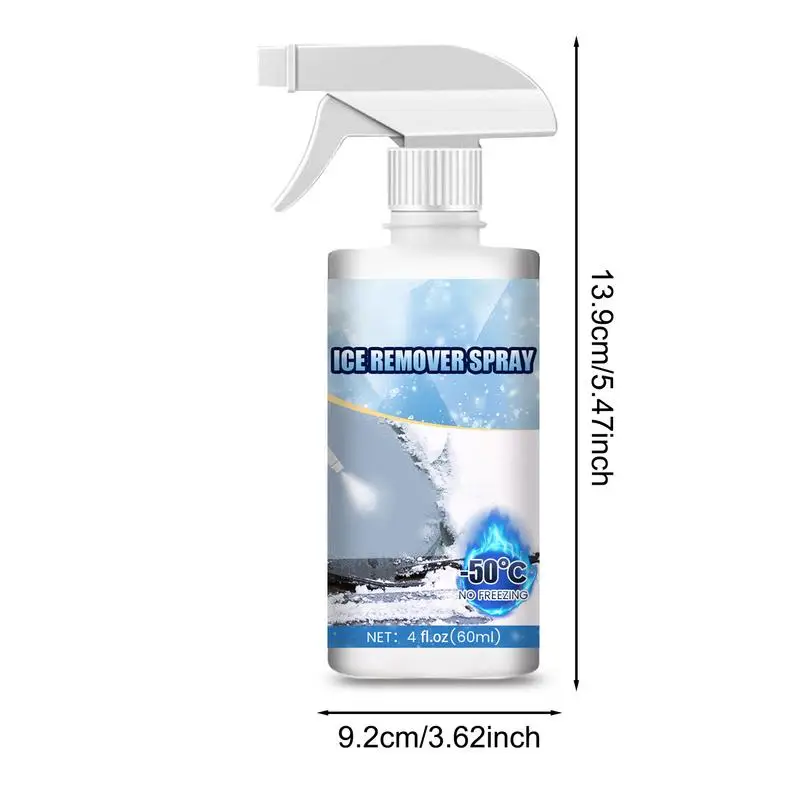 Desembaçador Do Vidro De Spray Poderoso Inverno Automático Desembaçador Do Pára-Brisa Spray Nenhum Dano Degelo Líquido Para A Janela Da Porta Universal De Imagem 5