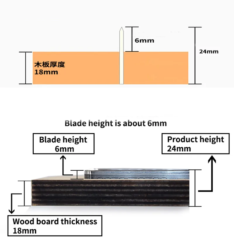 Japão Lâmina de Aço de Madeira morre para DIY artesanato de couro capa de passaporte morrer lâmina de corte de molde, Modelo de mão soco ferramenta 210x140mm Imagem 5