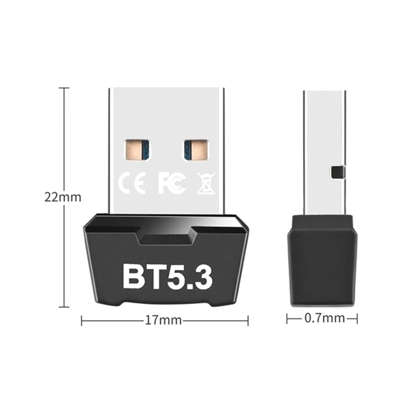 RTL5.3 Adaptador Bluetooth Driver-Free USB do Computador sem Fio Bluetooth Receptor Transmissor de Áudio Bluetooth, Fone de ouvido Fácil De Usar Imagem 5