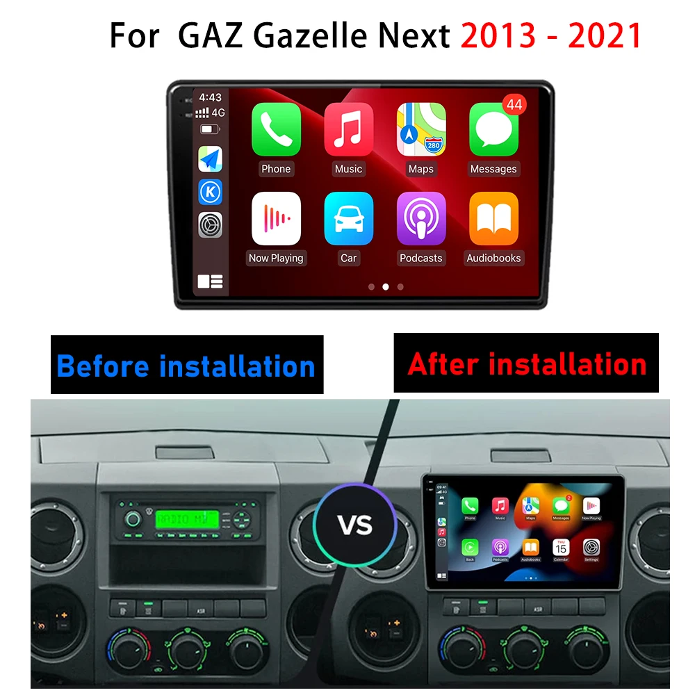 para GAZ Gazela ao lado De 2013 - 2021 13 Android GPS NavigationAudio DSP sem Fio Estéreo Carplay wi-FI auto-Rádio Multimédia Player Imagem 5