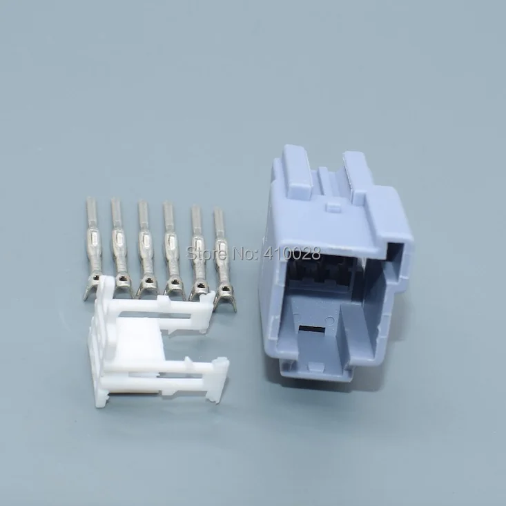 worldgolden 0,6 mm 6pin auto fiação elétrica plug chicote de cabos sem lacre conector 7282-6454-40 Imagem 5